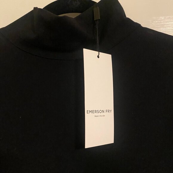 Emerson Fry Classic Black Long Sleeve Dress - Picture 7 of 7